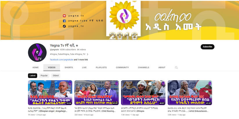 ethiopian youtubers 11